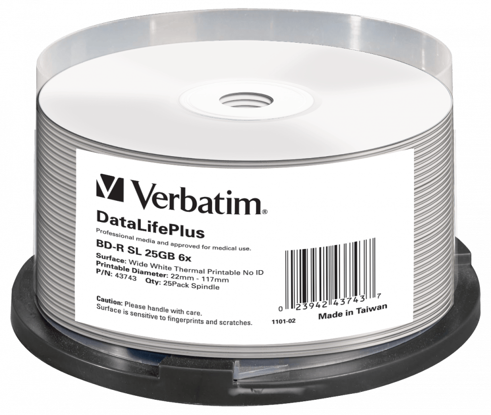 Verbatim Discuri optice (CD, DVD, Blueray) Discuri optice (CD, DVD, Blueray) Verbatim 43738 | 25GB