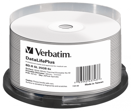 Verbatim Discuri optice (CD, DVD, Blueray) Discuri optice (CD, DVD, Blueray) Verbatim 43738 | 25GB