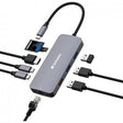 Hub USB-C Verbatim 32157 | 9 Porturi, 100W PD, HDMI 4K, Ethernet, Argintiu