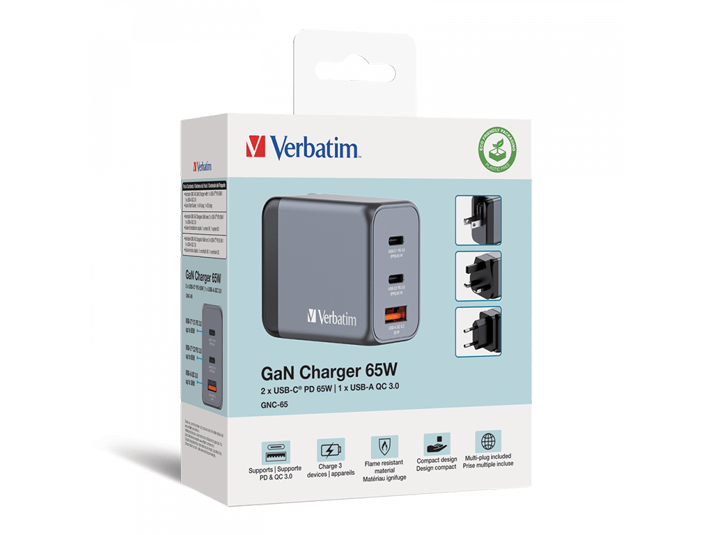 Verbatim Incarcator mobile Încărcător Verbatim 32201 | 65W, Portabil