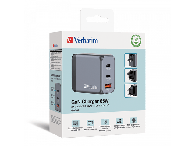 Verbatim Incarcator mobile Încărcător Verbatim 32201 | 65W, Portabil