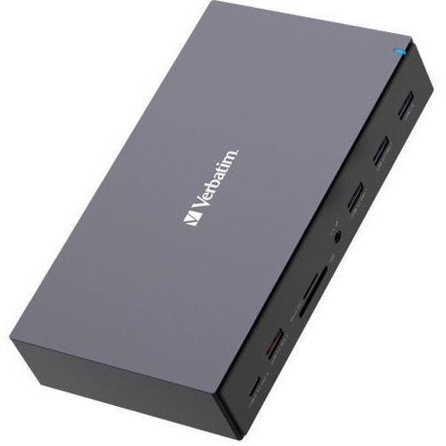 Docking Station USB-C Verbatim CDS-17 32172 | 17 Porturi, 100W PD, 8K HDMI, Negru
