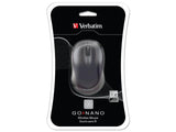 Verbatim  Wireless Laser GO Nano Mouse Black
