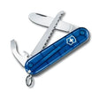 Victorinox Briceag Victorinox My First Victorinox pentru copii, albastru transparent, lamă cu vârf rotunjit (0.2373.T2)
