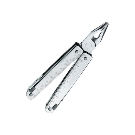 Victorinox Unealtă multifuncțională Victorinox SwissTool X Plus, 39 funcții, oțel inoxidabil argintiu, etui din piele inclus