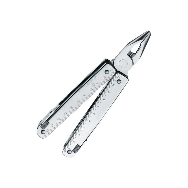 Victorinox Unealtă multifuncțională Victorinox SwissTool X Plus, 39 funcții, oțel inoxidabil argintiu, etui din piele inclus