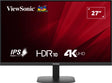 VIEWSONIC Monitor LCD 27" 4K, VIEWSONIC, VA2708-4K-HD, Ecran IPS, Cod UPC: 766907027167, Garantie 24 luni