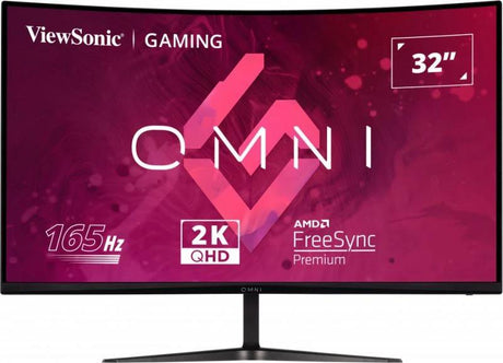 VIEWSONIC Monitor LCD 32" ViewSonic VX3218C-2K, Ecran Curbat, QHD, 75Hz, FreeSync