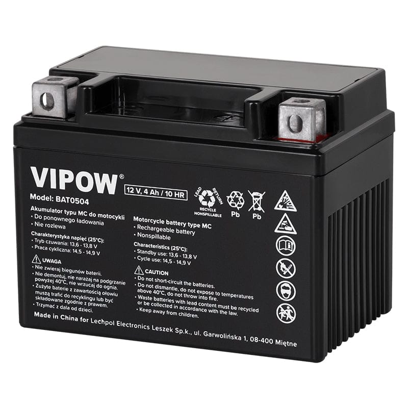 Vipow Acumulator Acumulator Vipow BAT0504 | 0.21L, 13.8V, Roșu