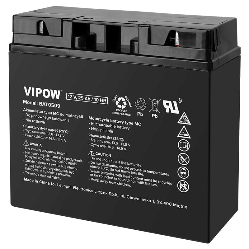 Vipow Acumulator Acumulator Vipow BAT0509 | 6.5kg, 12V