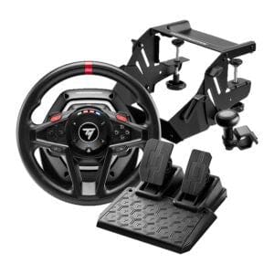 Thrustmaster Volan Gaming Volan Thrustmaster T128-P SIMTASK FARMING PACK EU 4160937 | PC/PS4/PS5, Force Feedback, Pedale Incluse