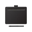 Wacom Tabletă grafică Wacom Intuos S CTL-4100K-N, cu stylus fără baterie, pentru desen și editare foto, negru
