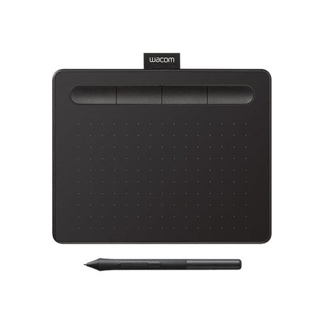 Wacom Tabletă grafică Wacom Intuos S CTL-4100K-N, cu stylus fără baterie, pentru desen și editare foto, negru