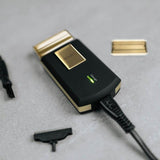 Wahl Aparat de ras Wahl Travel Shaver Gold Edition 07057-016, negru-auriu, compact pentru călătorie