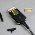 Wahl Aparat de ras Wahl Travel Shaver Gold Edition 07057-016, negru-auriu, compact pentru călătorie