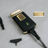 Wahl Aparat de ras Wahl Travel Shaver Gold Edition 07057-016, negru-auriu, compact pentru călătorie