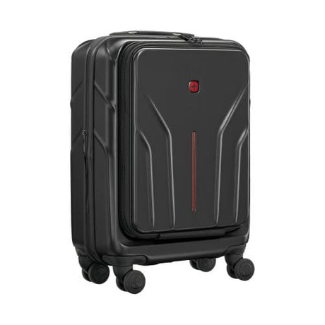 Wenger Genti laptop Troler Wenger Ampix, 54x38x23 cm, carcasă rigidă, dimensiuni pentru bagaj de mână, Negru