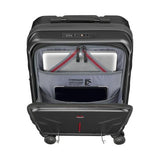 Wenger Genti laptop Troler Wenger Ampix, 54x38x23 cm, carcasă rigidă, dimensiuni pentru bagaj de mână, Negru