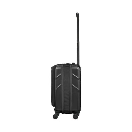 Wenger Genti laptop Troler Wenger Ampix, 54x38x23 cm, carcasă rigidă, dimensiuni pentru bagaj de mână, Negru