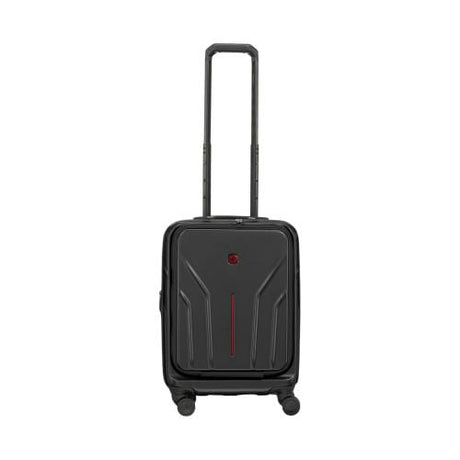 Wenger Genti laptop Troler Wenger Ampix, 54x38x23 cm, carcasă rigidă, dimensiuni pentru bagaj de mână, Negru