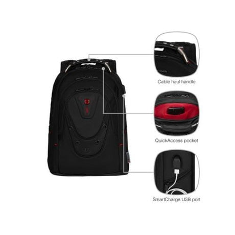 Wenger Genti laptop Rucsac Laptop Wenger Ibex Deluxe 606493 | 16 inch, Negru