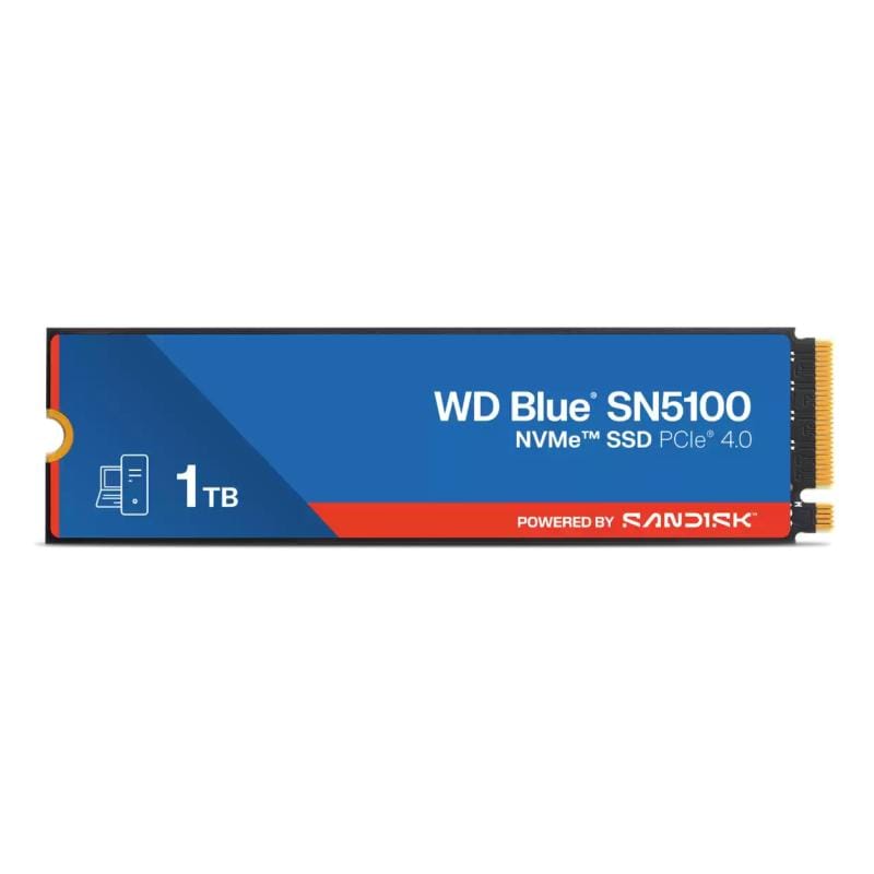 WESTERN DIGITAL SSD Intern Western Digital WD Blue SN5100 1TB NVMe PCIe M.2 (WDS100T5B0E-00CPE0)