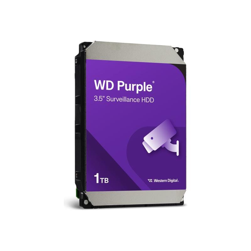 WESTERN DIGITAL Hard disk intern Western Digital Purple WD10PURZ 1TB 3.5" pentru supraveghere DVR/NVR, 24/7