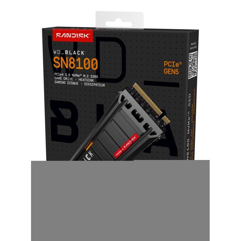 WESTERN DIGITAL Western Digital SN8100 Internal (WDS100T1XHM-00CMT0) (WDS100T1XHM00CMT0) SSD 1TB M 2 Western Digital2 Western Digital 2