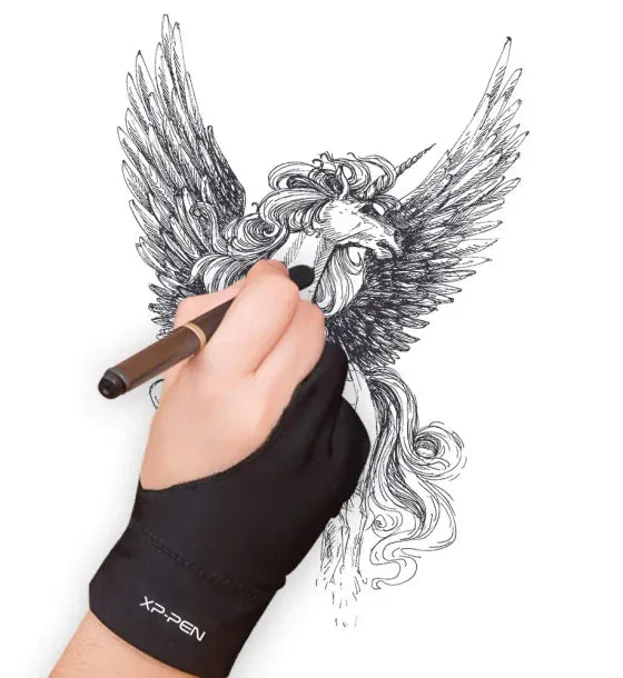 XP-Pen Manusa anti-frecare Xp-PEN AC08 pentru tablete grafice lycra marimea S Negru