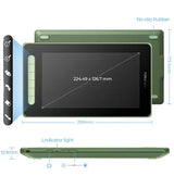 XP-Pen Tableta grafica XP-PEN Artist 10 GEN 2 101 FHD Laminat TILT USB Type-C 88% RGB include Pen X3 Elite Manusa 10 varfuri de rezerva Verde