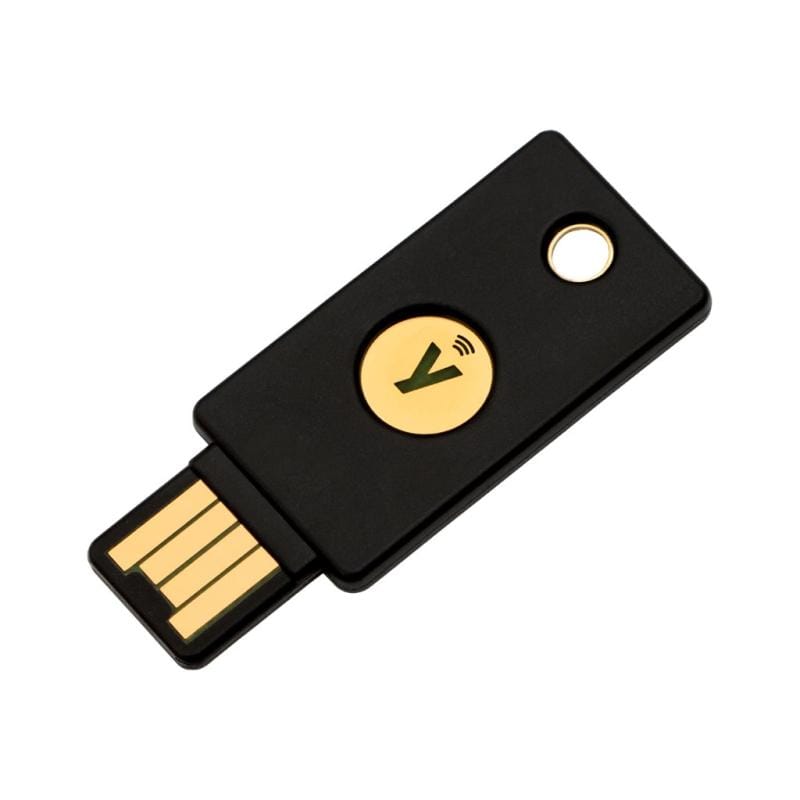 Yubico Cheie de securitate Yubico YubiKey 5 NFC USB pentru autentificare FIDO2/WebAuthn și U2F, 2FA anti-phishing