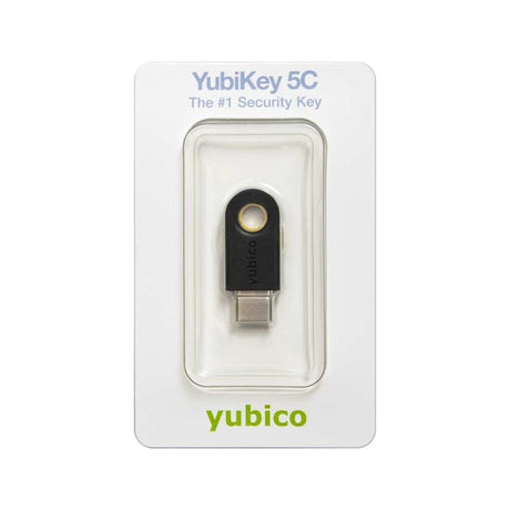 Yubico Cheie de securitate Yubico YubiKey 5C USB-C pentru autentificare 2FA, FIDO2/WebAuthn, U2F și OTP