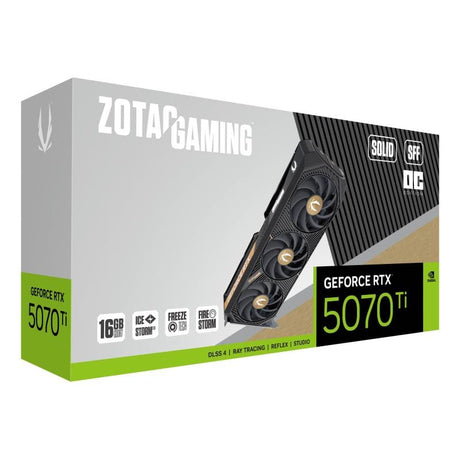 ZOTAC Placă video ZOTAC GAMING GeForce RTX 5070 Ti 16GB GDDR7, ray tracing, DLSS, ZT-B50710J3-10P